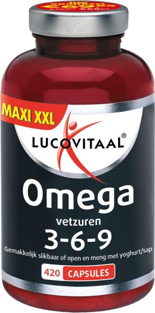 Lucovitaal Omega 3-6-9 Extra Forte Visolie - 480 capsules