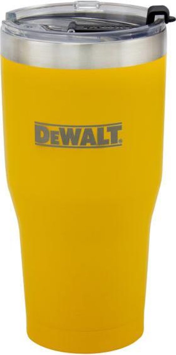 DeWALT Thermos beker - 900 ml - RVS/Geel - DXC30OZTYS