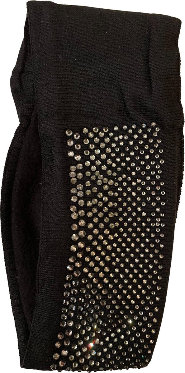 Kwalitatieve Dames Dames Haarband / Hoofdband | One Size - Zwart Glitter