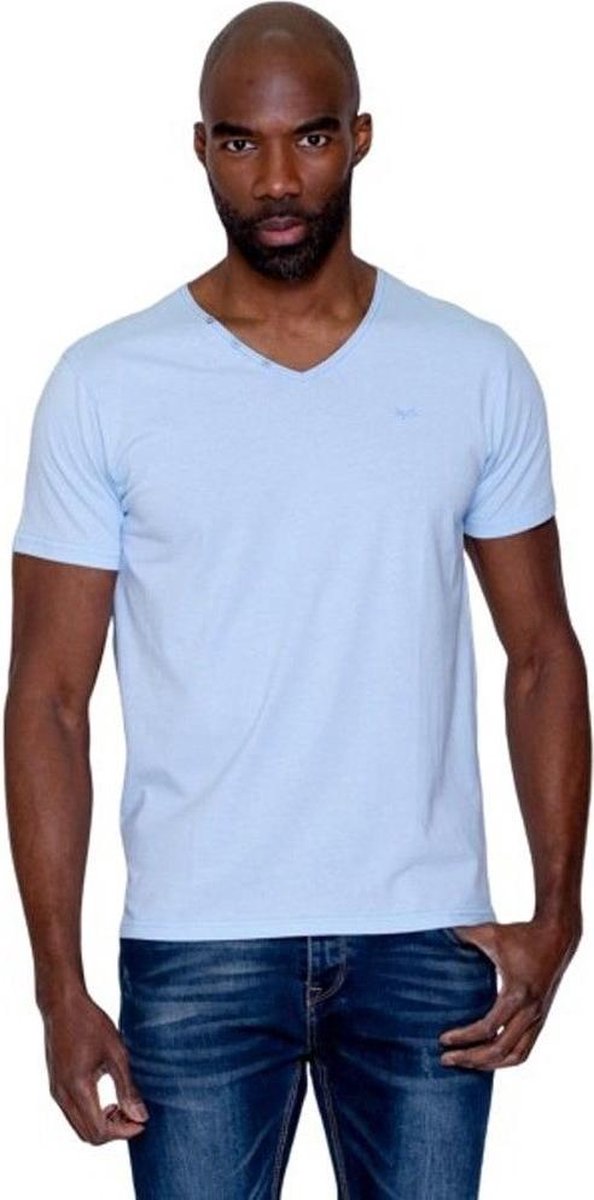 MZ72 - Heren T-Shirt - Toocolor Pastel - Blauw