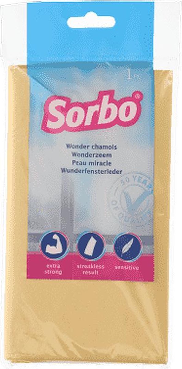 Sorbo Wonderzeem - Geel - 38x40cm - 2 stuks (2x1)