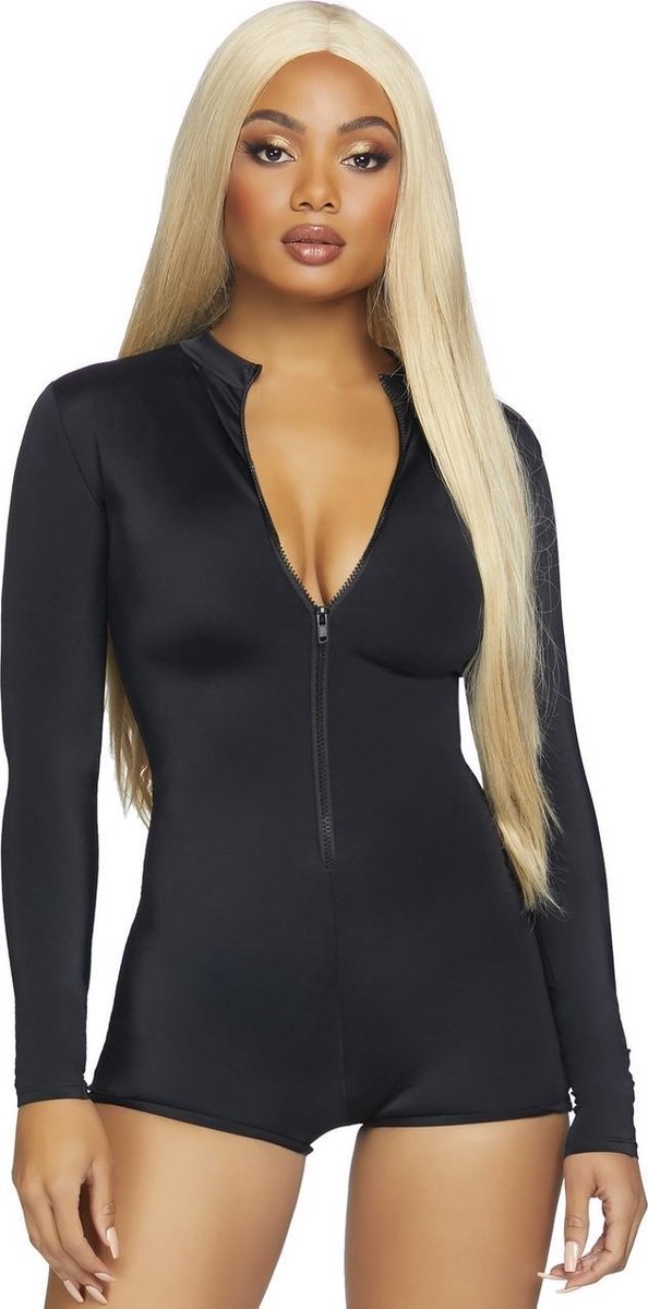 Leg Avenue Jumpsuit -L- 86869 Zwart