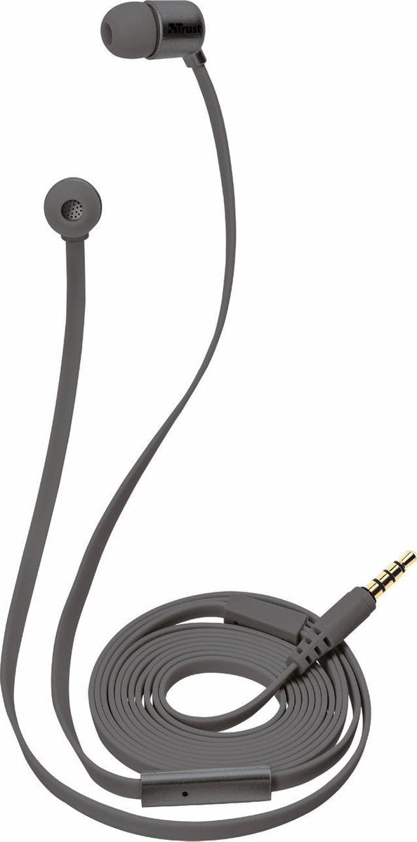 Trust Urban Duga - In-ear Oordopjes - Donkergrijs