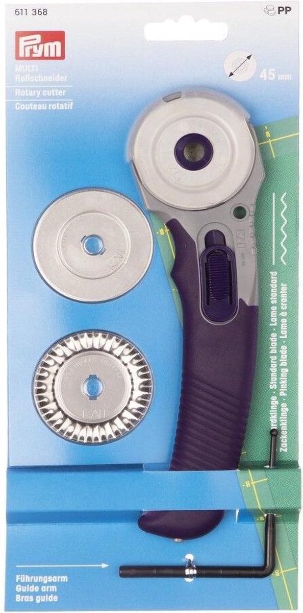 Prym rolmes rotary cutter met extra messen bladen - 45 mm