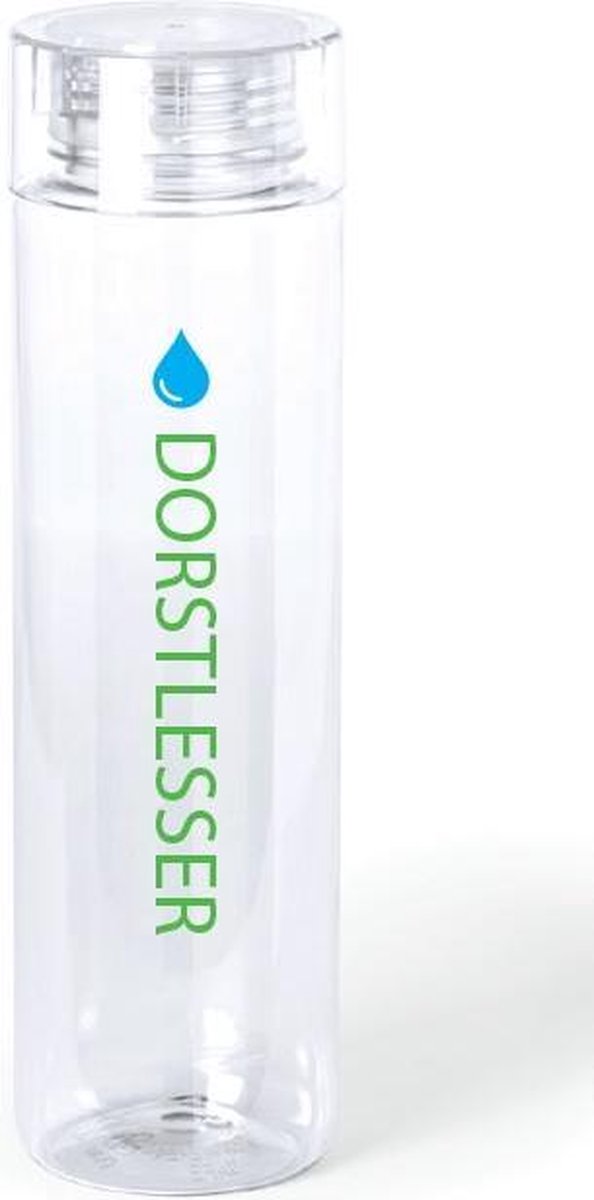Drinkfles- transparant 'Dorstlesser'
