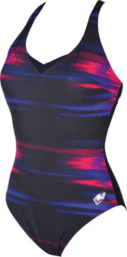 arena Kate Light Cross Back C-Cup Badpak Dames violet/zwart Maat DE 40 / US 36