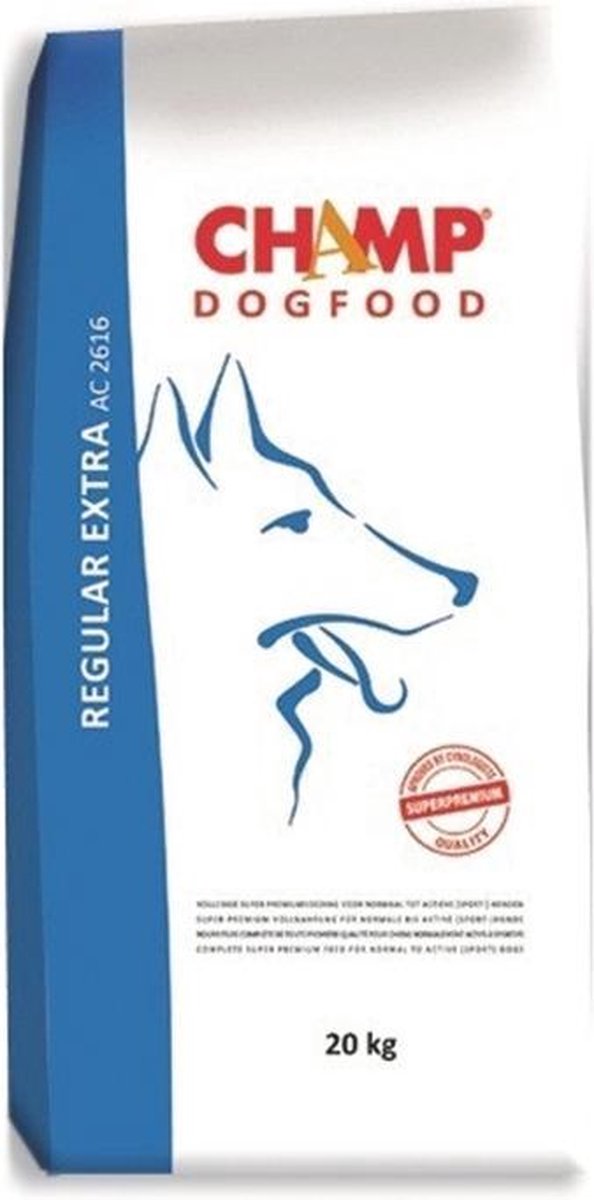 Champ Premium Regular Extra - Hond Adult - Hondenvoer - 1 ST à 20 kg