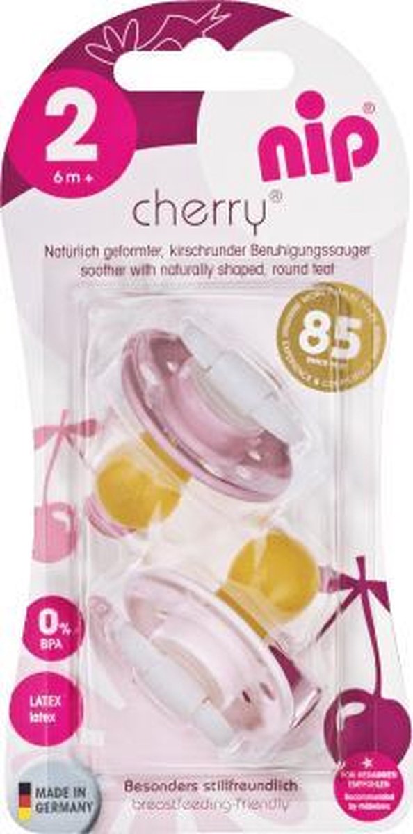 Nip fopspeen Cherry latex