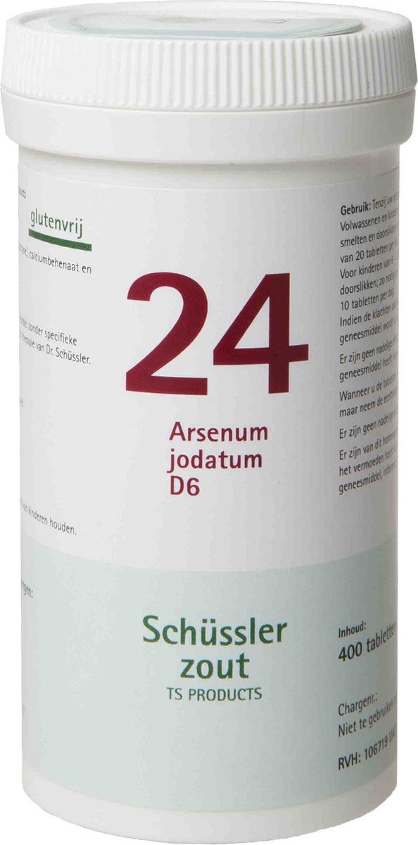 Arsenum jodatum 24 D6 Schussler - 400 tabletten