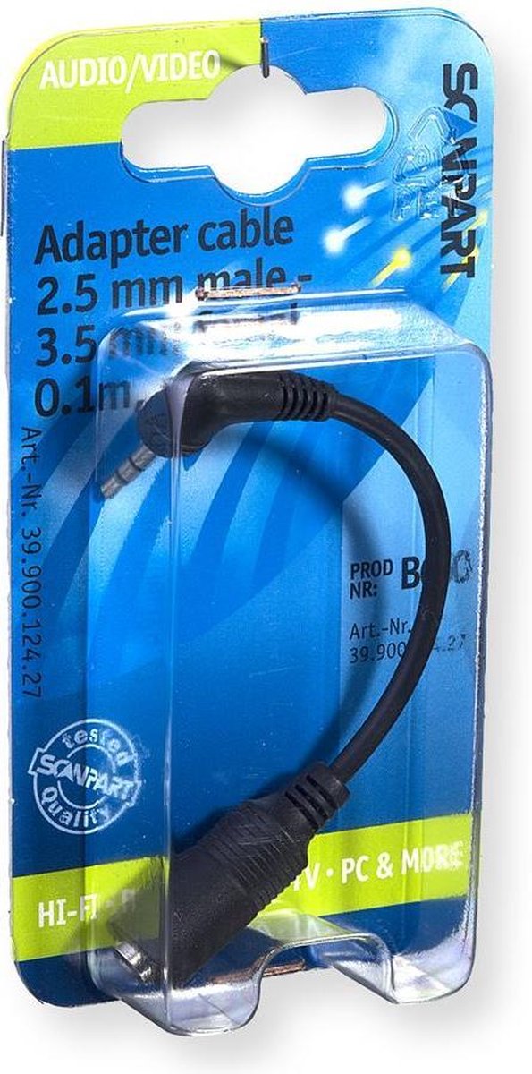 Bandridge - Aux Kabel - 0.2 meter