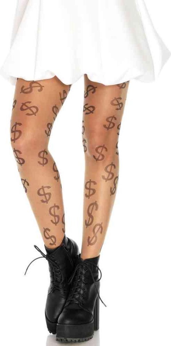 Leg Avenue Panty Dollar Sign Beige