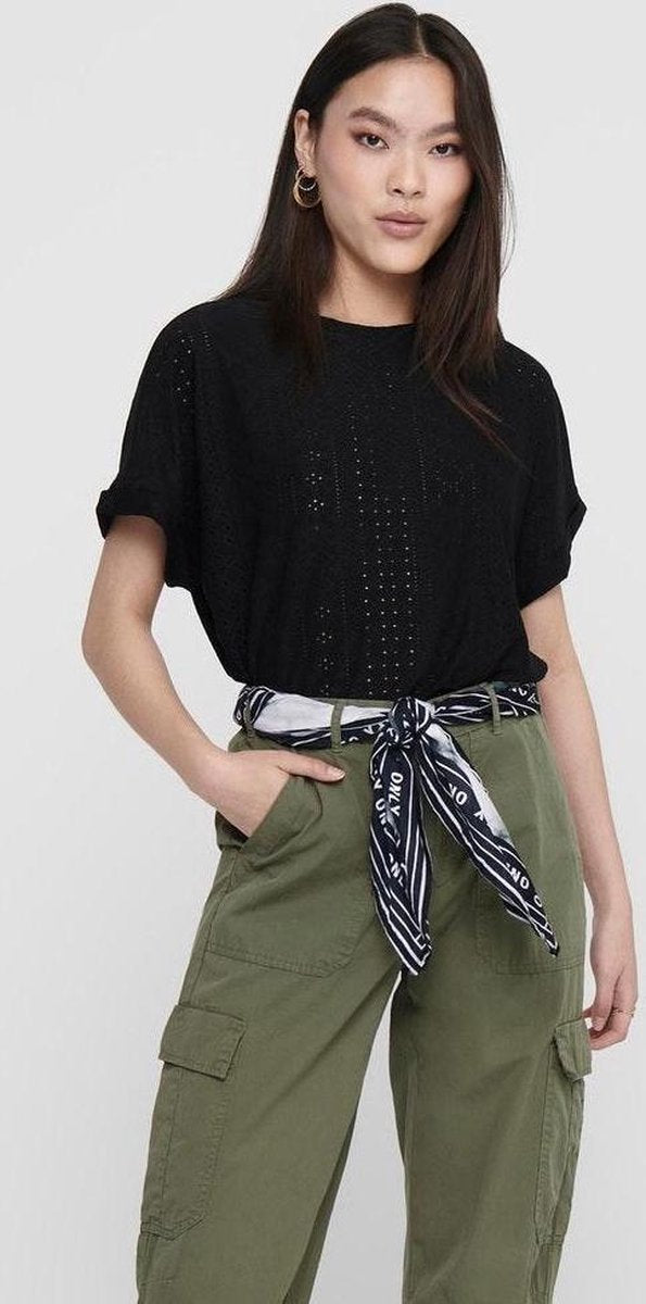 Jdyfatinka S/s Loose Top Jrs 15200365 Black