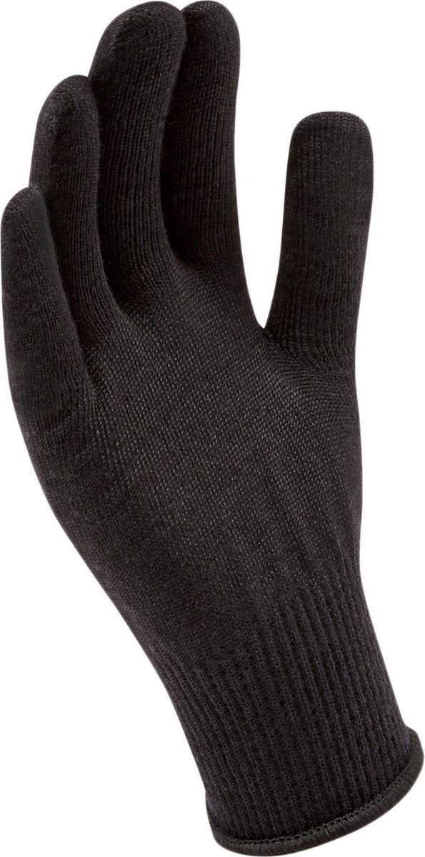 Sealskinz Solo Merino Glove-Black Fietshandschoenen Unisex - One Size
