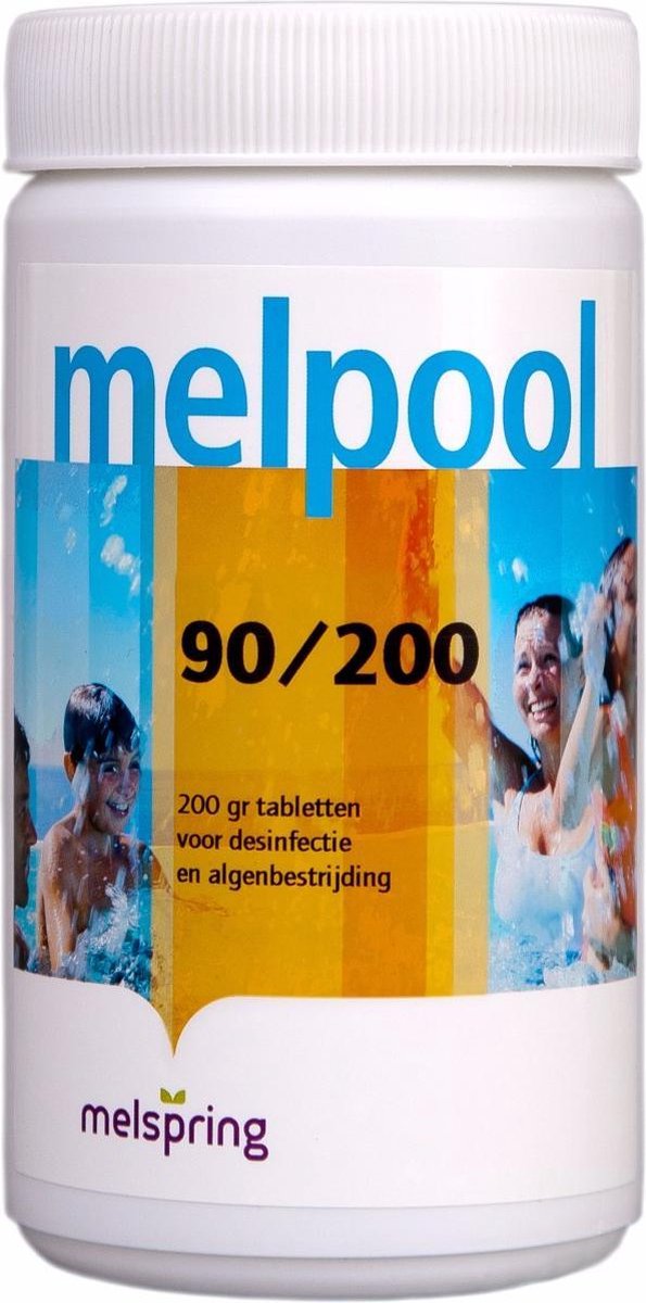 Melpool 90/200 Chloortabletten 1 kg Stabiel - toelating 8151