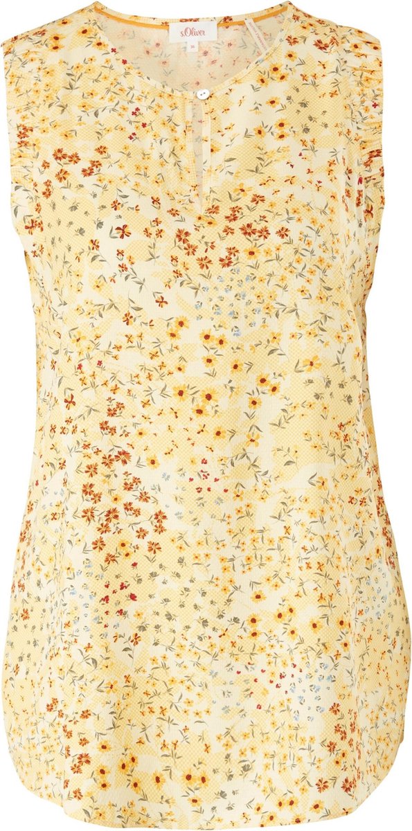 S.oliver blouse Donkergroen-36 (S)
