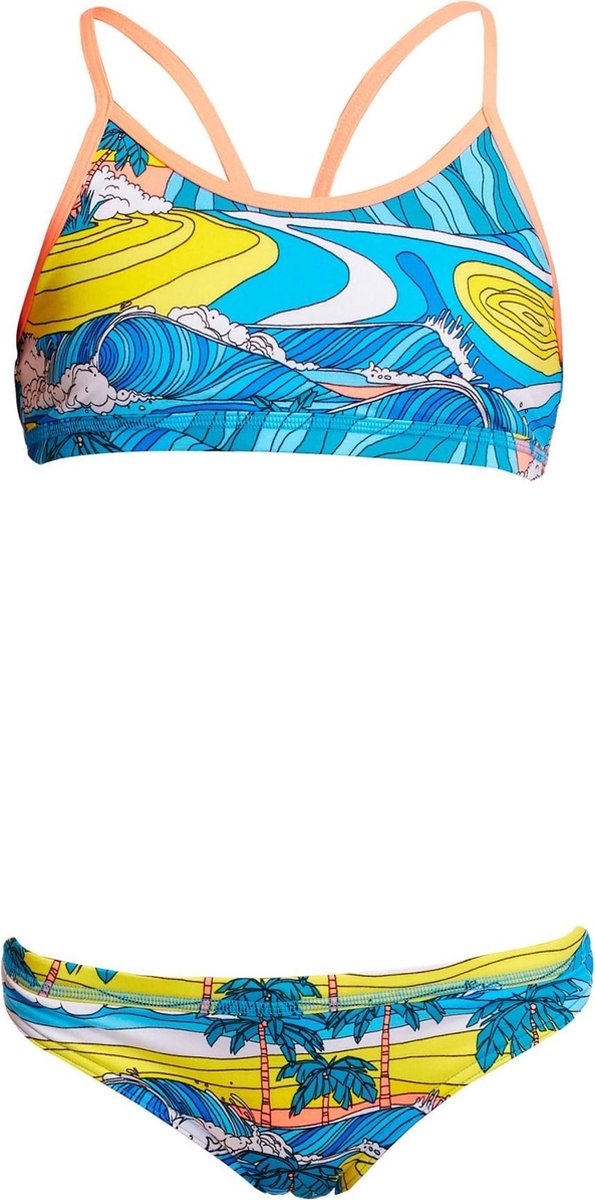 Summer Bay Racerback two piece - Meisjes | Funkita - Maat 140