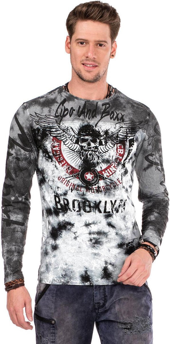 Cipo & Baxx Shirt met lange mouwen