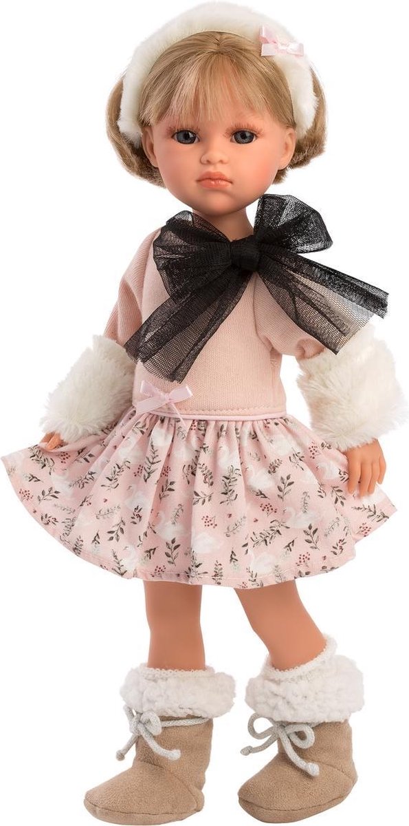 Llorens pop DANIELA met zwarte strik 37cm