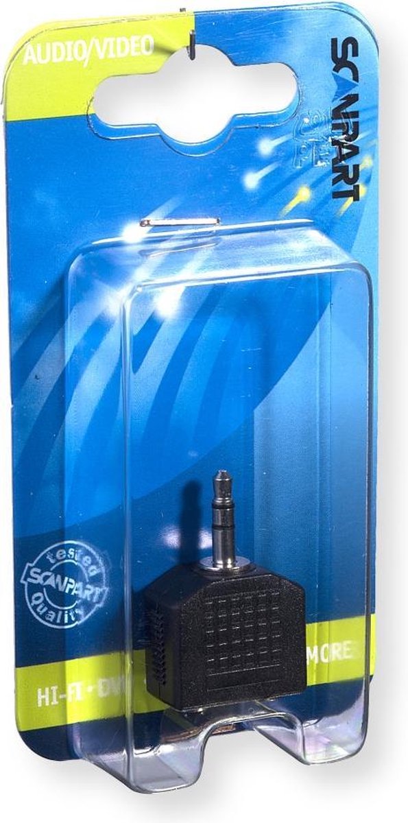 Scanpart Adapter 2x3.5(f)-3.5(m) Stereo