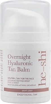 Overnight Hyaluronic Tan Balm - zelfbruiner - kalmerende geur - vegan -anti-aging - strepen en vlekkenvrij