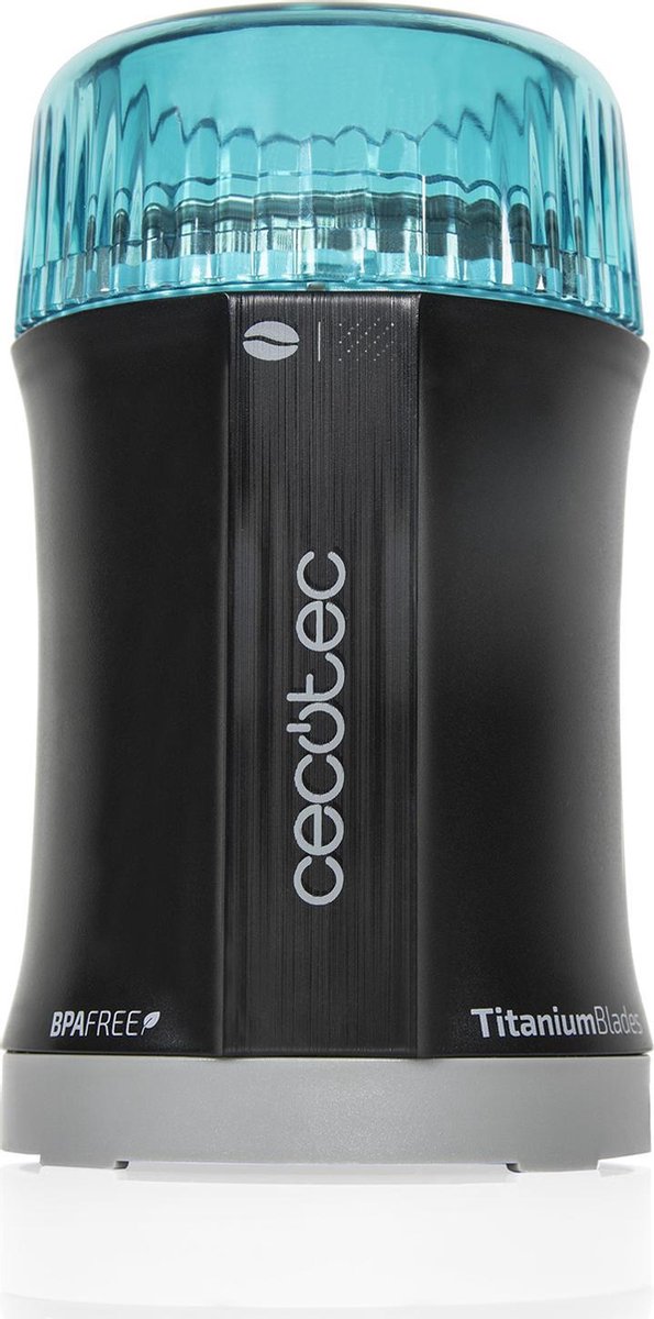 Cecotec Koffiemolen elektrisch - BPA vrij - 10 koppen - Titanium electrisch