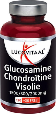Lucovitaal Glucosamine Chondroïtine Visolie Voedingssupplement - 150 Capsules