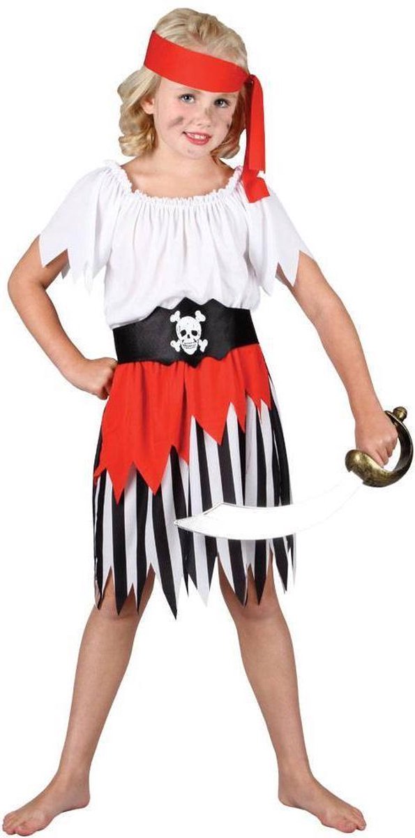 E-Carnavalskleding.nl: 116cm - e-Carnavalskleding.nl Piraten pak Fenna