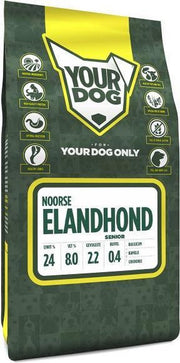 Senior 3 kg Yourdog noorse elandhond hondenvoer
