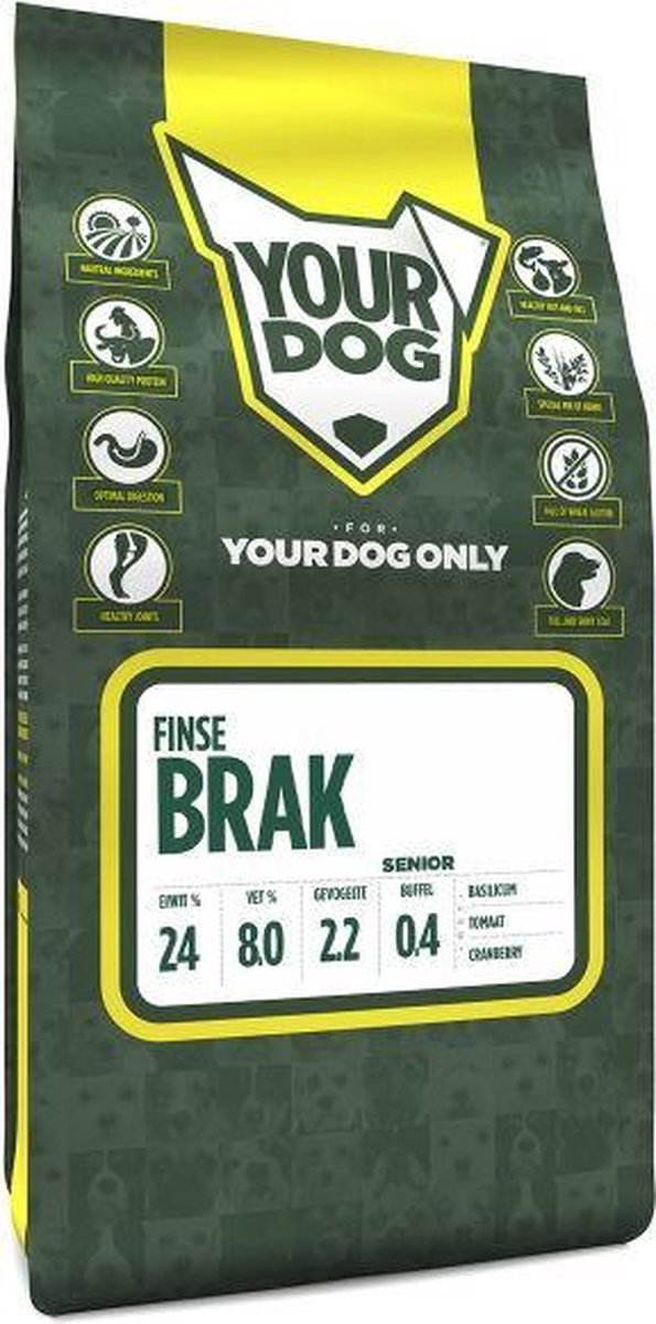 Senior 3 kg Yourdog finse brak hondenvoer