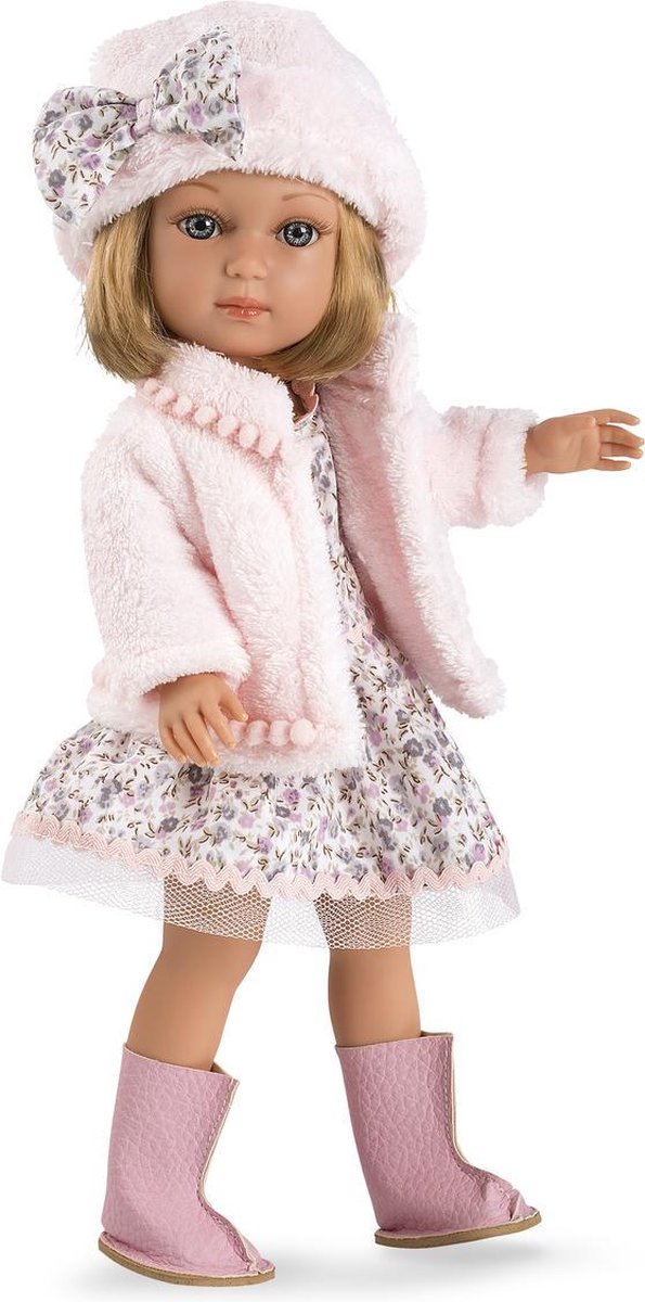 Arias stapop Carlotte met jurk blond haar 36cm