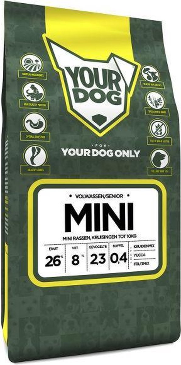 3 kg Yourdog mini hondenvoer