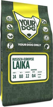 Senior 3 kg Yourdog russisch-europese laika hondenvoer