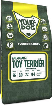 Volwassen 3 kg Yourdog amerikaanse toy terriËr hondenvoer