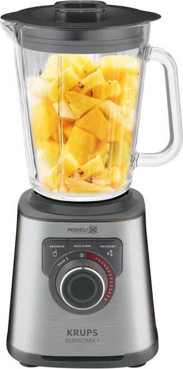 Krups KB 403D High Speed Standmixer Perfect Mix+ Grijs/Zilver