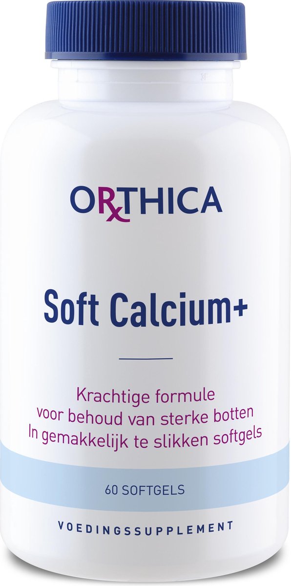 Orthica Soft Calcium+ (mineralen) - 60 Softgels