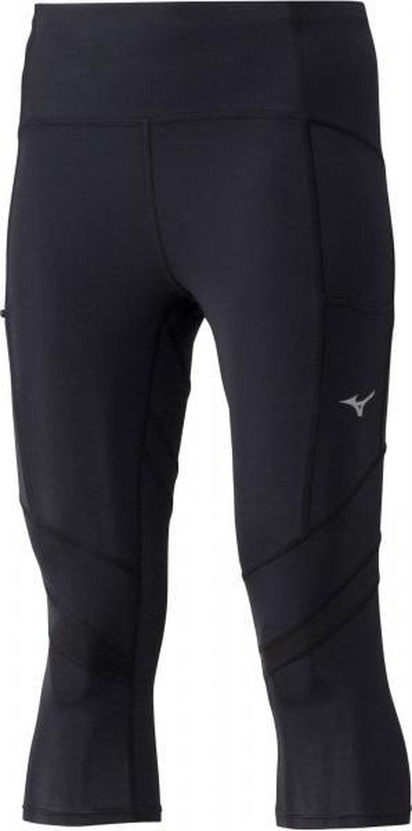 Mizuno Core 3/4 Tight Dames - zwart/grijs - maat M