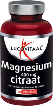 3x Lucovitaal Magnesium Citraat 400mg 150 tabletten