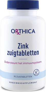 Orthica Zink Zuigtabletten (voedingssupplement) - 90 zuigtabletten