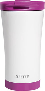Leitz WOW Roestvrijstalen Thermosbeker - roze/wit