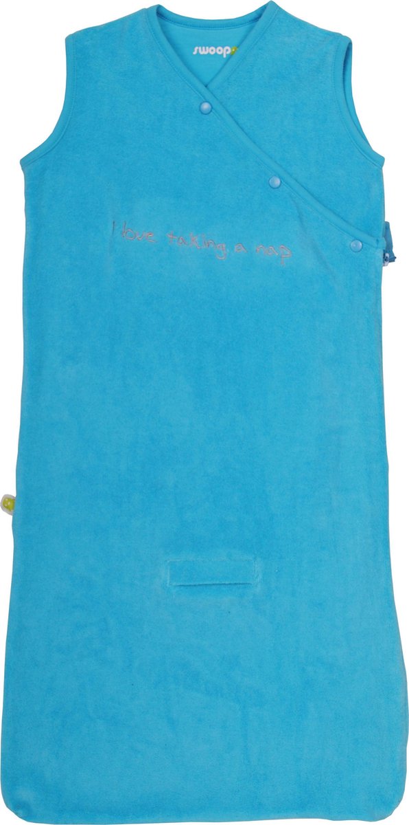 Swoop - slaapzak zomer - 70 cm - zonder mouwen - aqua