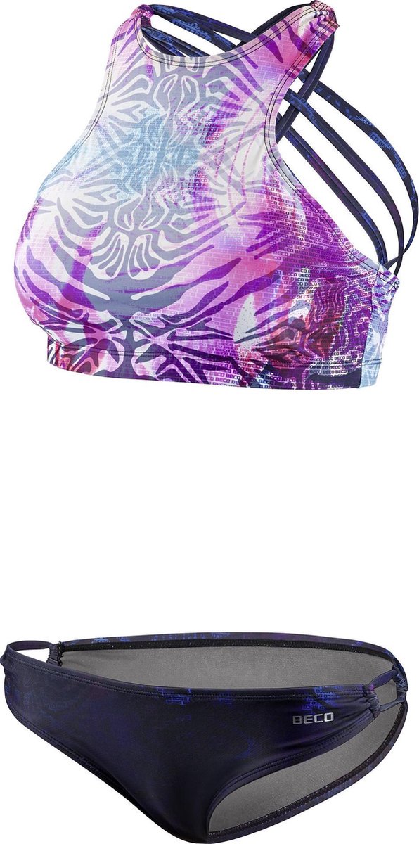 Beco Bikini Beactive Dames Polyester/elastaan Donkerblauw Mt 42