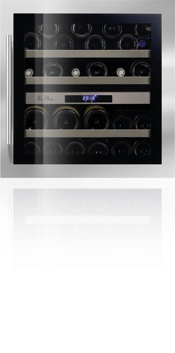 Le Chai LB340 - Inbouw Wijnklimaatkast 60 cm - 2 temperatuurzones
