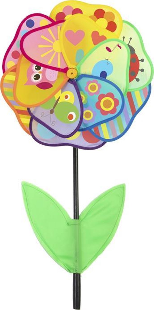 Versier je eigen tuinmolen - Knutselen voor kinderen | inclusief 6 kleuren verf + penseel