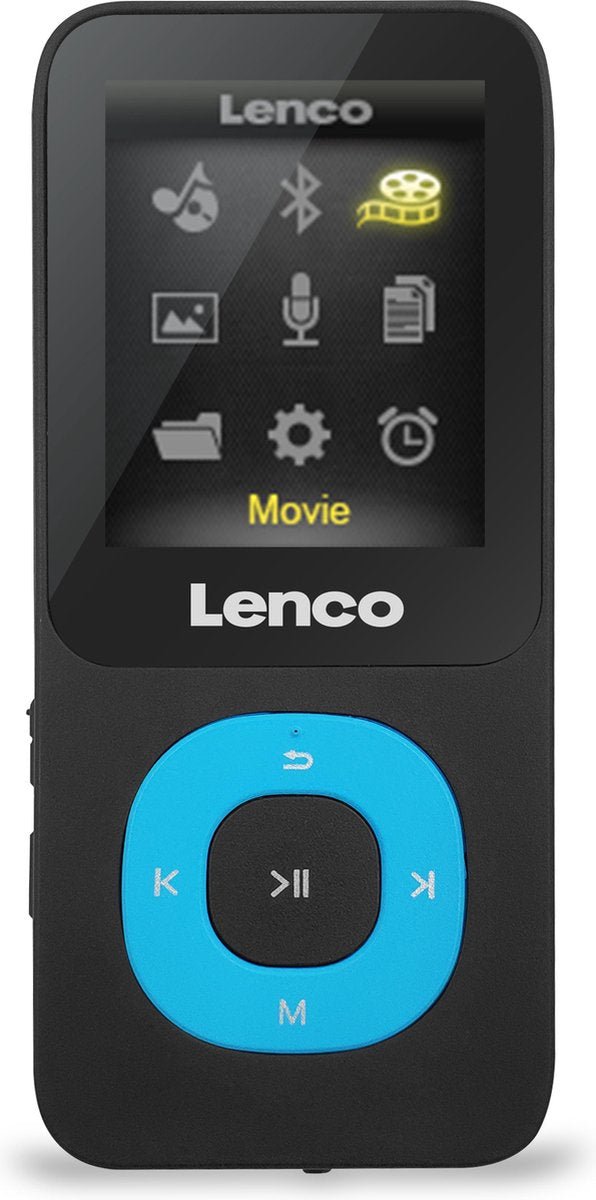 Lenco Xemio-769BU - MP3-Speler met 8GB intern geheugens - Blauw