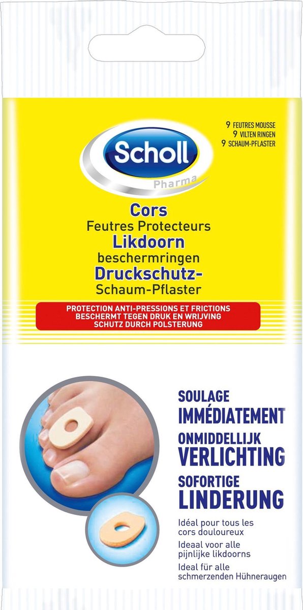 Scholl Likdoorn Beschermringen (schuim)