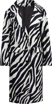 Zebra print coat