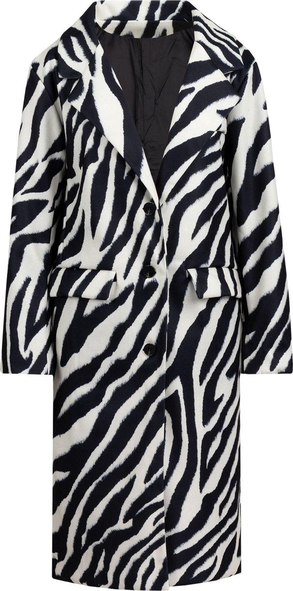 Zebra print coat