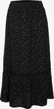 TwoDay dames maxi rok met bloemenprint - Zwart - Maat 3XL