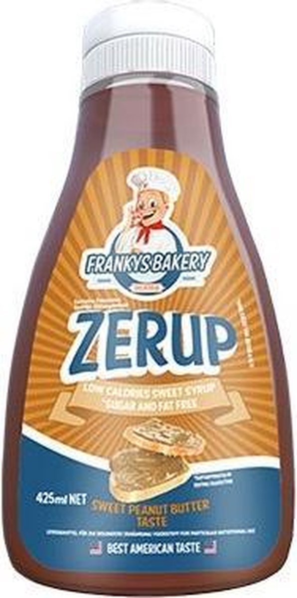 Franky's Bakery | Siroop | Sweet Peanut Butter | 1 x 425 ml  | Snel afvallen zonder poespas!