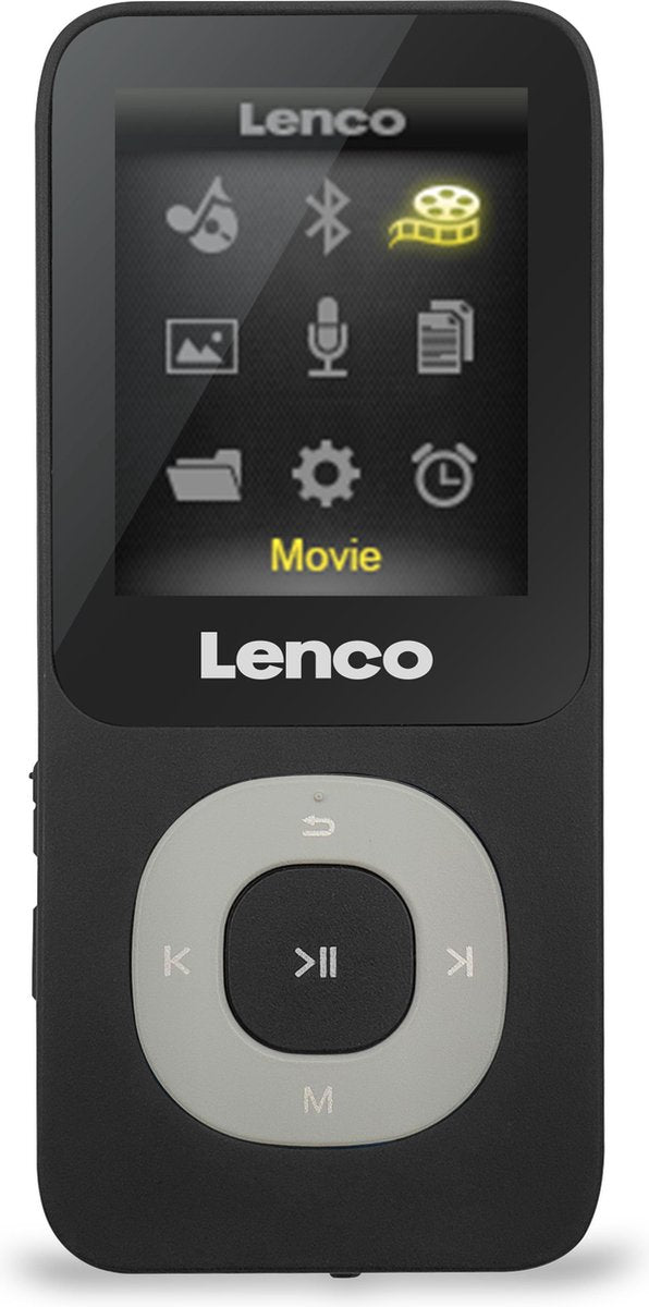 Lenco Xemio-769GY - MP3-speler met Bluetooth en SD kaart - Grijs
